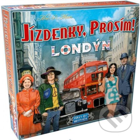 Spoločenská hra: Jízdenky, prosím! LONDÝN (Alan R. Moon). ADC BF, 2021 Spoločenská hra: Jízdenky, prosím! LONDÝN (Alan R. Moon). ADC BF, 2021