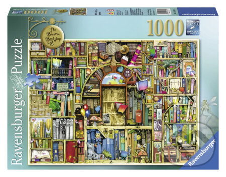 Puzzle: Bizarní knihovna 2 (Ravensburger). Ravensburger, 2021 Puzzle: Bizarní knihovna 2 (Ravensburger). Ravensburger, 2021
