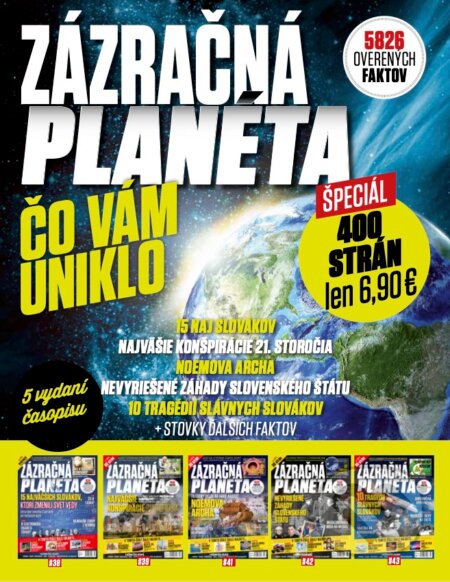 Zázračná planéta ŠPECIÁL VII. (Balenie 5 magazínov), Sportmedia, 2021