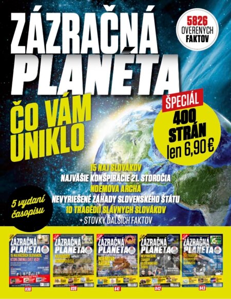 Zázračná planéta ŠPECIÁL VII. (Balenie 5 magazínov) (Sportmedia). Sportmedia, 2021 Zázračná planéta ŠPECIÁL VII. (Balenie 5 magazínov) (Sportmedia). Sportmedia, 2021