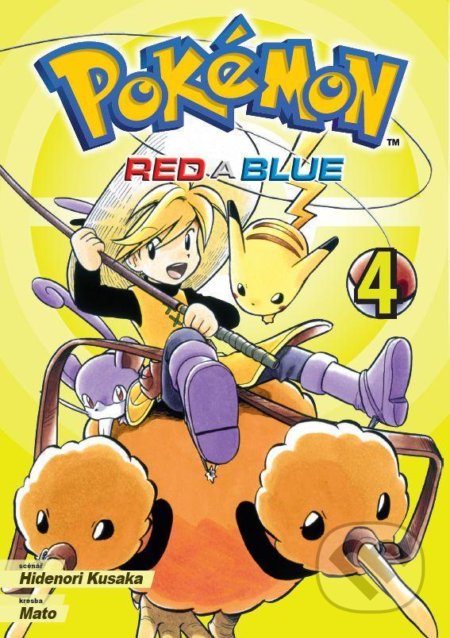 Kniha: Pokémon - Red a blue 4 (Hidenori Kusaka). Crew, 2021 Kniha: Pokémon - Red a blue 4 (Hidenori Kusaka). Crew, 2021