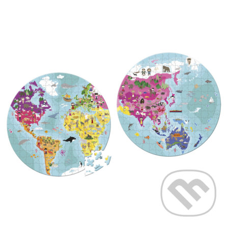 Puzzle: Zemeguľa v kufríku (Janod). Janod, 2021 Puzzle: Zemeguľa v kufríku (Janod). Janod, 2021