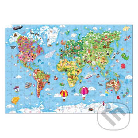 Mapa sveta v kufríku, Janod, 2021