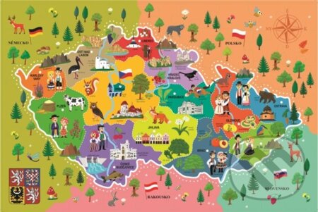 Puzzle: Mapa České republiky (Trefl). Trefl, 2021 Puzzle: Mapa České republiky (Trefl). Trefl, 2021