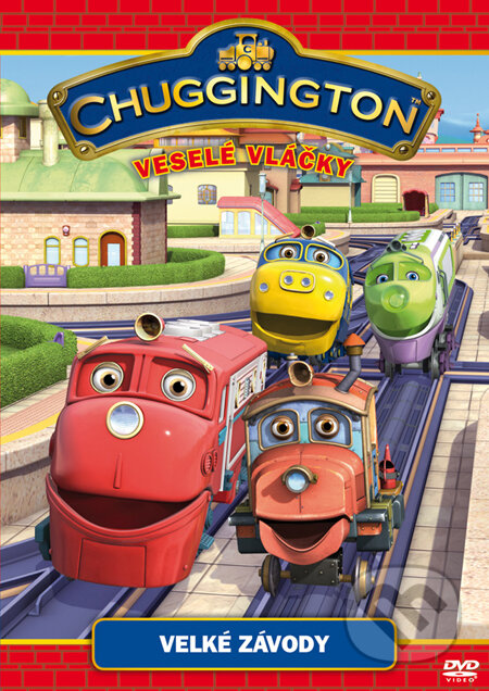 Film: Chuggington - Veselé vláčky: Velké závody (Sarah Ball) (DVD). Bonton Film, 2008 Film: Chuggington - Veselé vláčky: Velké závody (Sarah Ball) (DVD). Bonton Film, 2008
