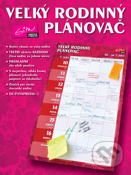 Veľký rodinný plánovač (Evitapress). Evitapress, 2010 Veľký rodinný plánovač (Evitapress). Evitapress, 2010