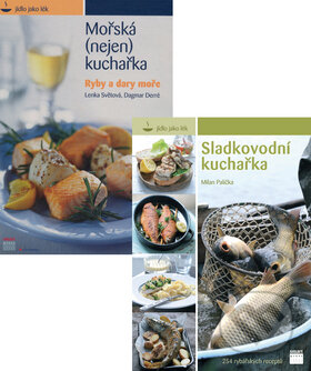 Kniha: Sladkovodní kuchařka + Mořská kuchařka (Milan Palička). Smart Press, 2010 Kniha: Sladkovodní kuchařka + Mořská kuchařka (Milan Palička). Smart Press, 2010