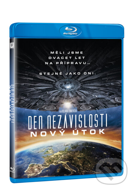 Film: Den nezávislosti: Nový útok (Roland Emmerich) (Blu-ray). Magicbox, 2021 Film: Den nezávislosti: Nový útok (Roland Emmerich) (Blu-ray). Magicbox, 2021