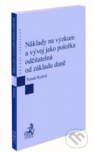 Kniha: Náklady na výzkum a vývoj jako položka odčitatelná od základu daně (Tomáš Rydval). C. H. Beck, 2021 Kniha: Náklady na výzkum a vývoj jako položka odčitatelná od základu daně (Tomáš Rydval). C. H. Beck, 2021