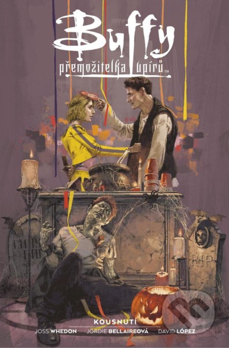 Kniha: Buffy, přemožitelka upírů 2 - Kousnutí (Joss Whedon). Comics centrum, 2021 Kniha: Buffy, přemožitelka upírů 2 - Kousnutí (Joss Whedon). Comics centrum, 2021