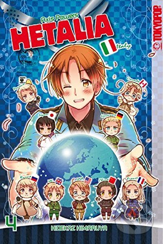 Kniha: Hetalia - Axis Powers - Bd. 4 (nemecký jazyk) (Hidekaz Himaruya). Tokyopop, 2012 Kniha: Hetalia - Axis Powers - Bd. 4 (nemecký jazyk) (Hidekaz Himaruya). Tokyopop, 2012