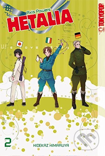 Kniha: Hetalia - Axis Powers - Bd. 2 (nemecký jazyk) (Hidekaz Himaruya). Tokyopop, 2012 Kniha: Hetalia - Axis Powers - Bd. 2 (nemecký jazyk) (Hidekaz Himaruya). Tokyopop, 2012