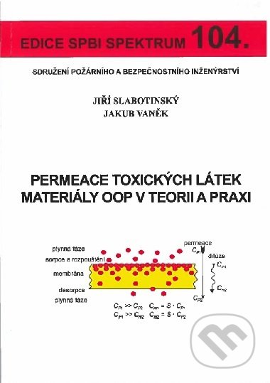 Kniha: Permeace toxických látek materiály OOP v teorii a praxi (Jiří Slabotinský). Sdružení požárního a bezpečnostního inženýrství, 2020 Kniha: Permeace toxických látek materiály OOP v teorii a praxi (Jiří Slabotinský). Sdružení požárního a bezpečnostního inženýrství, 2020