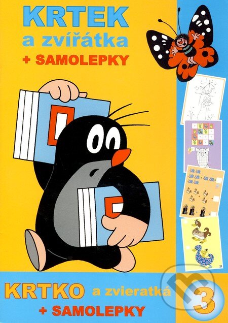 Kniha: Krtek a zvířátka + samolepky / Krtko a zvieratká + samolepky (Akim). Akim Kniha: Krtek a zvířátka + samolepky / Krtko a zvieratká + samolepky (Akim). Akim