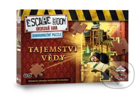 Spoločenská hra: ESCAPE ROOM: Dobrodružné puzzle - Tajemství vědy (ADC BF). ADC BF, 2021 Spoločenská hra: ESCAPE ROOM: Dobrodružné puzzle - Tajemství vědy (ADC BF). ADC BF, 2021