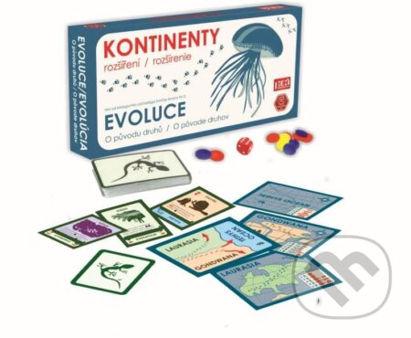 Spoločenská hra: Evoluce-KONTINENTY (rozšíření) (Pexi). Pexi, 2021 Spoločenská hra: Evoluce-KONTINENTY (rozšíření) (Pexi). Pexi, 2021