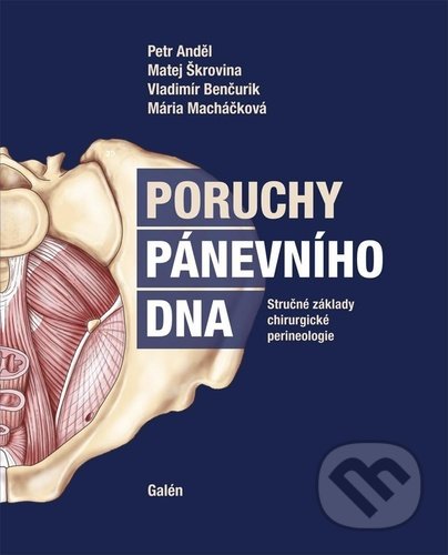Kniha: Poruchy pánevního dna (Petr Anděl, Matěj Škrovina, Vladimír Benčurik a Mária Macháčková). Galén, 2021 Kniha: Poruchy pánevního dna (Petr Anděl, Matěj Škrovina, Vladimír Benčurik a Mária Macháčková). Galén, 2021