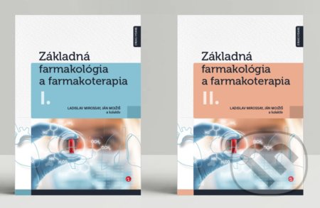 Kniha: Základná farmakológia a farmakoterapia I. + II. (kolekcia) (Ján Mojžiš, Ladislav Mirossay a kolektív). EQUILIBRIA, 2021 Kniha: Základná farmakológia a farmakoterapia I. + II. (kolekcia) (Ján Mojžiš, Ladislav Mirossay a kolektív). EQUILIBRIA, 2021