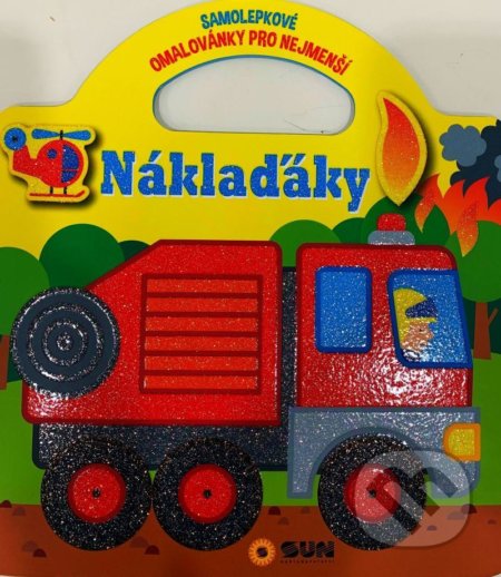 Kniha: Náklaďáky - Samolepkové omalovánky (SUN). SUN, 2021 Kniha: Náklaďáky - Samolepkové omalovánky (SUN). SUN, 2021