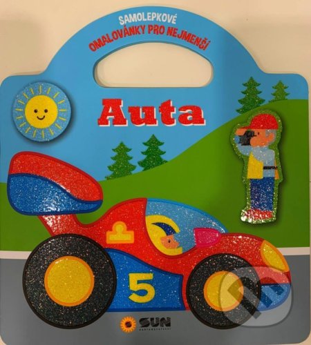 Kniha: Auta - Samolepkové omalovánky (SUN). SUN, 2021 Kniha: Auta - Samolepkové omalovánky (SUN). SUN, 2021