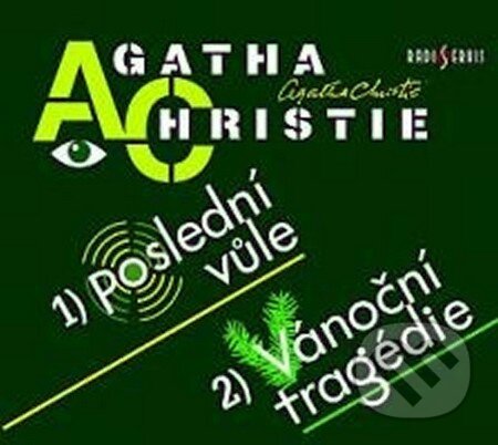 Audiokniha: Poslední vůle / Vánoční tragédie (CD) (Agatha Christie). Radioservis, 2010 Audiokniha: Poslední vůle / Vánoční tragédie (CD) (Agatha Christie). Radioservis, 2010