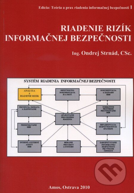 Kniha: Riadenie rizík informačnej bezpečnosti (Ondrej Strnád). Amos, 2010 Kniha: Riadenie rizík informačnej bezpečnosti (Ondrej Strnád). Amos, 2010