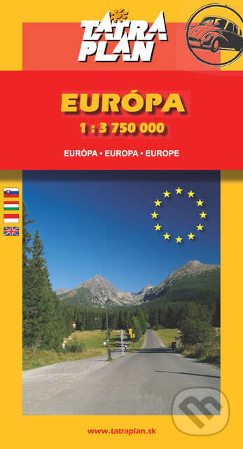 Európa 1:3 750 000 (TATRAPLAN). TATRAPLAN, 2012 Európa 1:3 750 000 (TATRAPLAN). TATRAPLAN, 2012