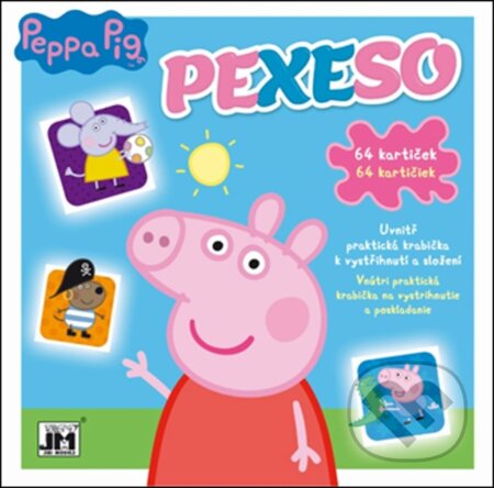 Spoločenská hra: Pexeso Peppa Pig (Jiří Models). Jiří Models, 2020 Spoločenská hra: Pexeso Peppa Pig (Jiří Models). Jiří Models, 2020