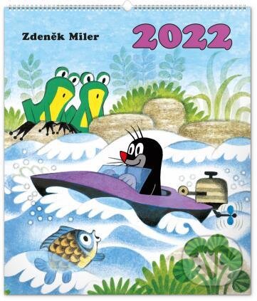 Nástěnný kalendář Krteček 2022 - Zdeněk Miler, Presco Group, 2021