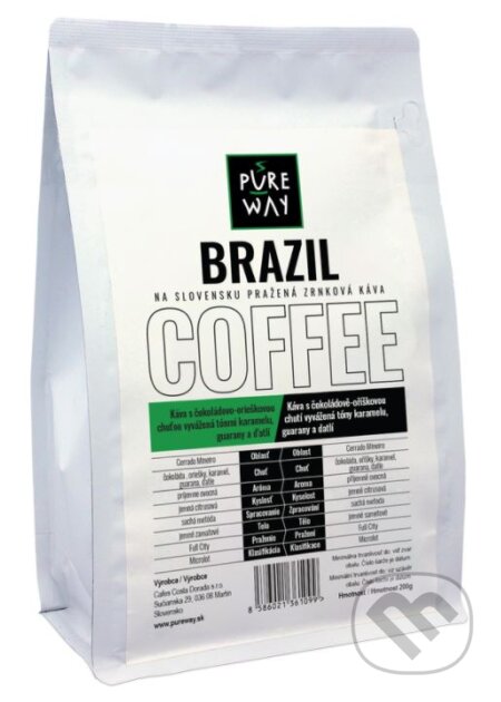 Kávy a čaje: Brazilia (Pure Way). Pure Way, 2021 Kávy a čaje: Brazilia (Pure Way). Pure Way, 2021