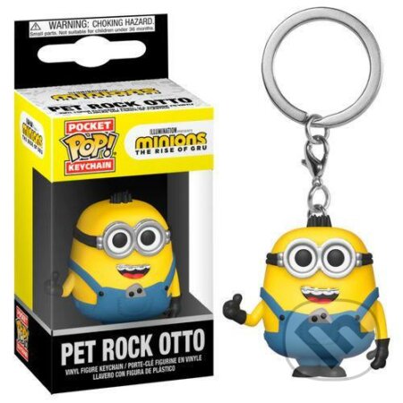 Funko POP Keychain: Minions 2 - Pet Rock Otto (klíčenka) (Funko). Funko, 2021 Funko POP Keychain: Minions 2 - Pet Rock Otto (klíčenka) (Funko). Funko, 2021