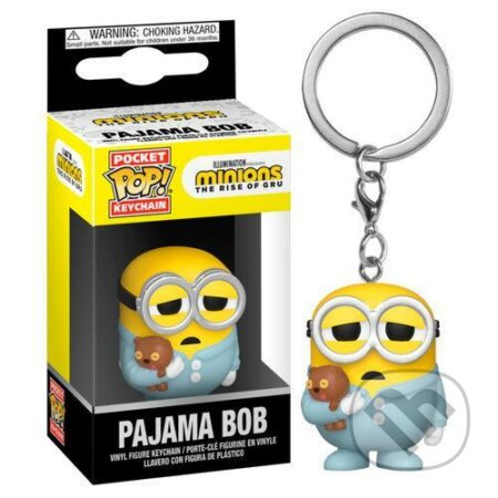 Funko POP Keychain: Minions 2 - Pajama Bob (klíčenka) (Funko). Funko, 2021 Funko POP Keychain: Minions 2 - Pajama Bob (klíčenka) (Funko). Funko, 2021