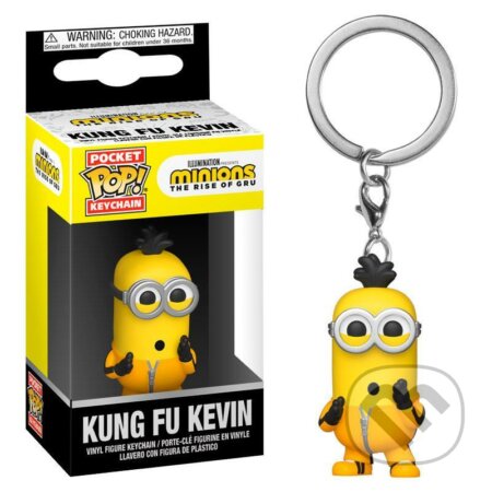 Funko POP Keychain: Minions 2 - Kung Fu Kevin (klíčenka) (Funko). Funko, 2021 Funko POP Keychain: Minions 2 - Kung Fu Kevin (klíčenka) (Funko). Funko, 2021