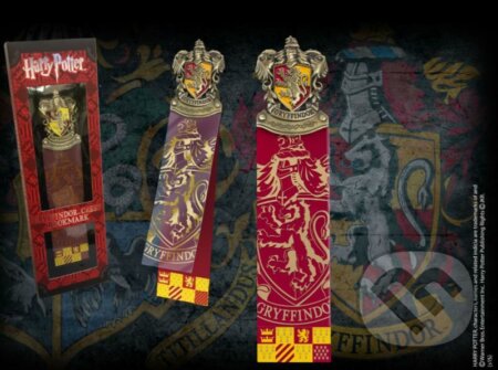 Harry Potter Knižní záložka - Nebelvír (Noble Collection). Noble Collection, 2021 Harry Potter Knižní záložka - Nebelvír (Noble Collection). Noble Collection, 2021