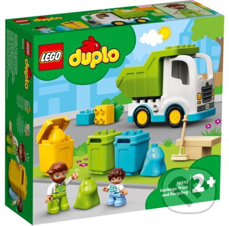 Spoločenská hra: LEGO® DUPLO® Town 10945 Smetiarske auto a recyklovanie (LEGO). LEGO, 2021 Spoločenská hra: LEGO® DUPLO® Town 10945 Smetiarske auto a recyklovanie (LEGO). LEGO, 2021