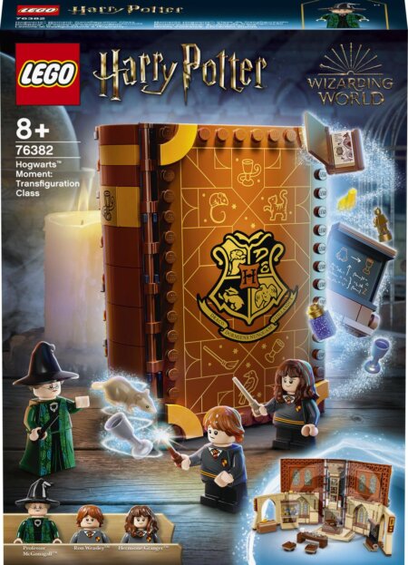 Spoločenská hra: LEGO® Harry Potter™ 76382 Čarovné momenty z Rokfortu: Hodina transfigurácie (LEGO). LEGO, 2021 Spoločenská hra: LEGO® Harry Potter™ 76382 Čarovné momenty z Rokfortu: Hodina transfigurácie (LEGO). LEGO, 2021