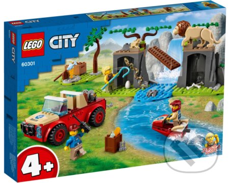 Spoločenská hra: LEGO® City 60301 Záchranárske terénne auto do divočiny (LEGO). LEGO, 2021 Spoločenská hra: LEGO® City 60301 Záchranárske terénne auto do divočiny (LEGO). LEGO, 2021
