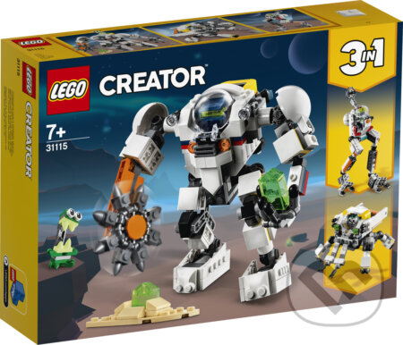 LEGO® Creator 31115 Vesmírny ťažobný robot, LEGO, 2021