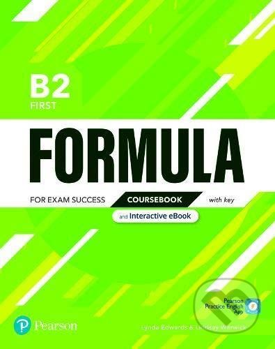 Kniha: Formula B2 - First Coursebook with key (Lynda Edwards). Pearson, Longman, 2020 Kniha: Formula B2 - First Coursebook with key (Lynda Edwards). Pearson, Longman, 2020