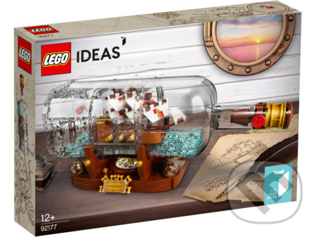 Společenská hra: LEGO® Ideas 92177 Loď vo fľaši (LEGO). LEGO, 2021 Společenská hra: LEGO® Ideas 92177 Loď vo fľaši (LEGO). LEGO, 2021