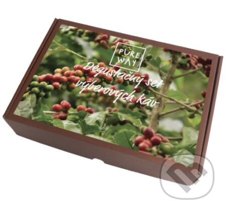 Kávy a čaje: Degustačný set zrnkových odrodových káv 8x100g (Pure Way). Pure Way Kávy a čaje: Degustačný set zrnkových odrodových káv 8x100g (Pure Way). Pure Way