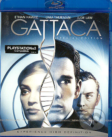 Film: Gattaca (Andrew Niccol) (Blu-ray). Bonton Film, 1997 Film: Gattaca (Andrew Niccol) (Blu-ray). Bonton Film, 1997