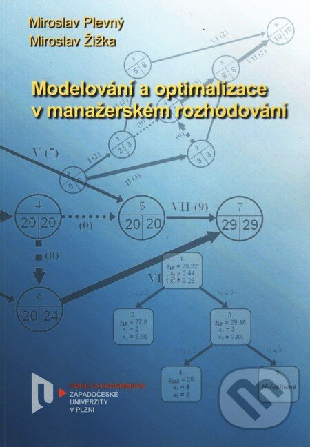 Kniha: Modelování a optimalizace v manažerském rozhodování (Miroslav Plevný a Miroslav Žižka). Vydavatelství Západočeské univerzity, 2010 Kniha: Modelování a optimalizace v manažerském rozhodování (Miroslav Plevný a Miroslav Žižka). Vydavatelství Západočeské univerzity, 2010