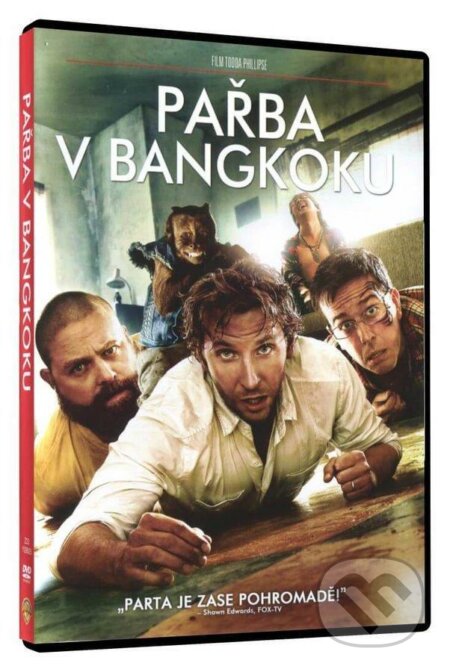 Film: Vo štvorici po opici 2: Pařba v Bangkoku (Todd Phillips) (DVD). Magicbox, 2021 Film: Vo štvorici po opici 2: Pařba v Bangkoku (Todd Phillips) (DVD). Magicbox, 2021