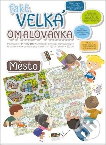 Kniha: Fakt velká omalovánka: Město (Baloušek). Baloušek, 2021 Kniha: Fakt velká omalovánka: Město (Baloušek). Baloušek, 2021
