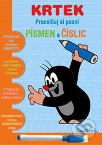 Krtek Procvičuj si psaní písmen a číslic 1 (Akim). Akim, 2021 Krtek Procvičuj si psaní písmen a číslic 1 (Akim). Akim, 2021