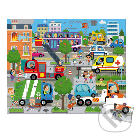 Puzzle: Mesto (Janod). Janod, 2021 Puzzle: Mesto (Janod). Janod, 2021