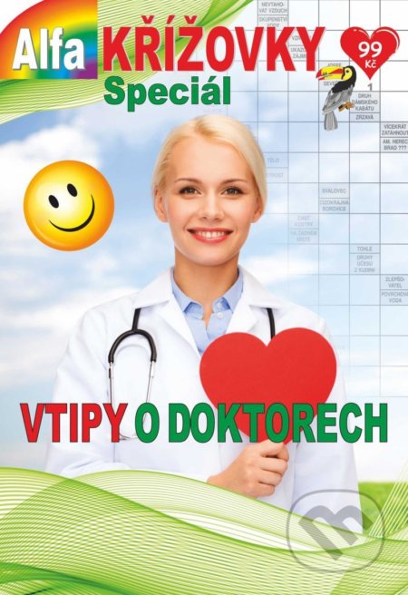 Kniha: Křížovky speciál 1/2021 - Vtipy o doktorech (Alfasoft). Alfasoft, 2021 Kniha: Křížovky speciál 1/2021 - Vtipy o doktorech (Alfasoft). Alfasoft, 2021