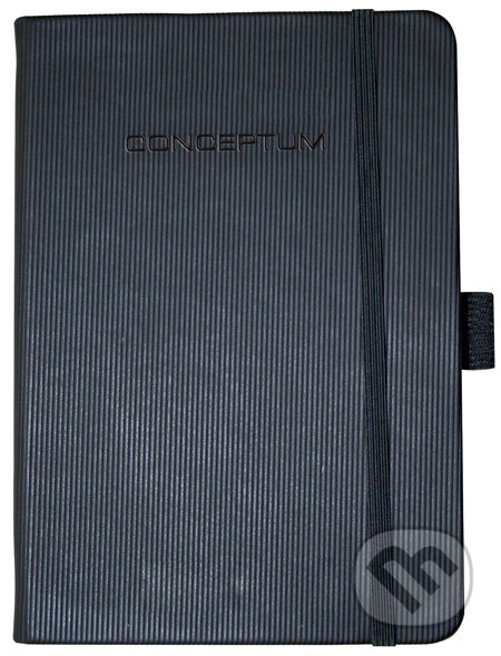 Notebook CONCEPTUM hardcover čierny A6 štvorček (Sigel). Sigel Notebook CONCEPTUM hardcover čierny A6 štvorček (Sigel). Sigel