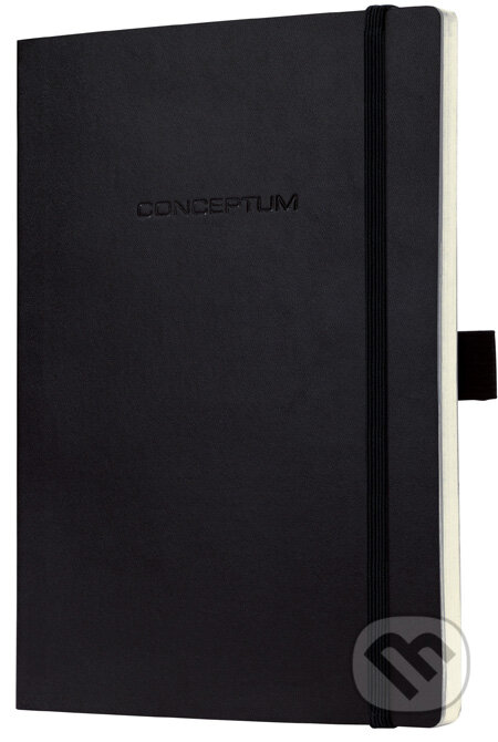 Notebook CONCEPTUM softcover čierny 9,3 x 14 cm čistý (Sigel). Sigel Notebook CONCEPTUM softcover čierny 9,3 x 14 cm čistý (Sigel). Sigel
